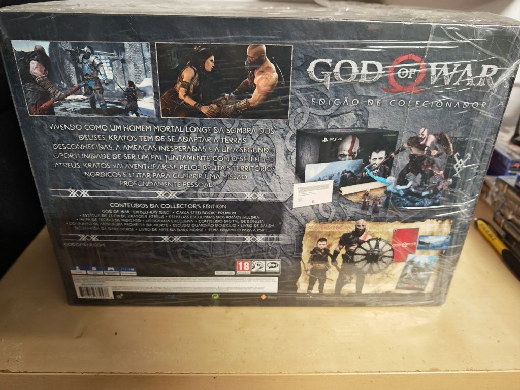 Edição Colecionador God of War 2018 PS4