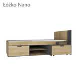 Łóżko NANO2 z materacem