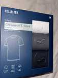 2x nowy 3pak podkoszulek Hollister M i L