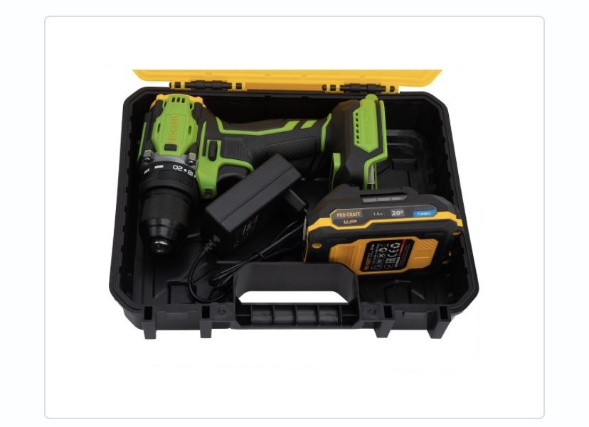 Шуруповерт Procraft PA18Pro (з 1 АКБ 1.5Аг)