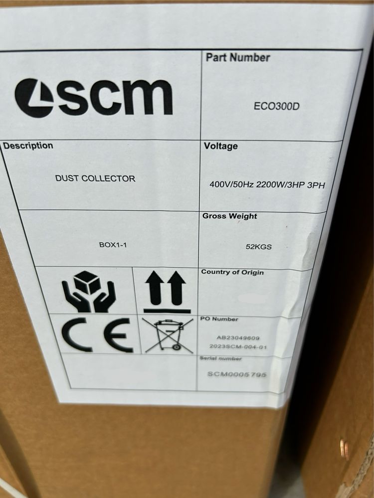 Витяжка для деревообробки SCM ECO300D