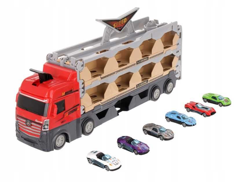 lt386 NOWA LAWETA rozkładana 2m wyrzutnia 6 aut typu hot wheels