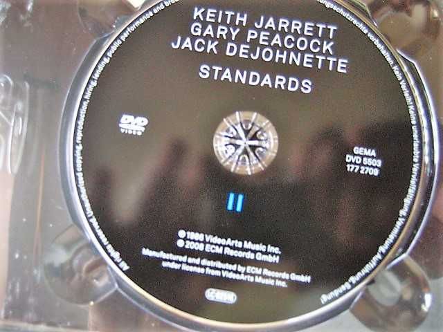 KEITH JARRET - Standarts I, II - box 2 DVD