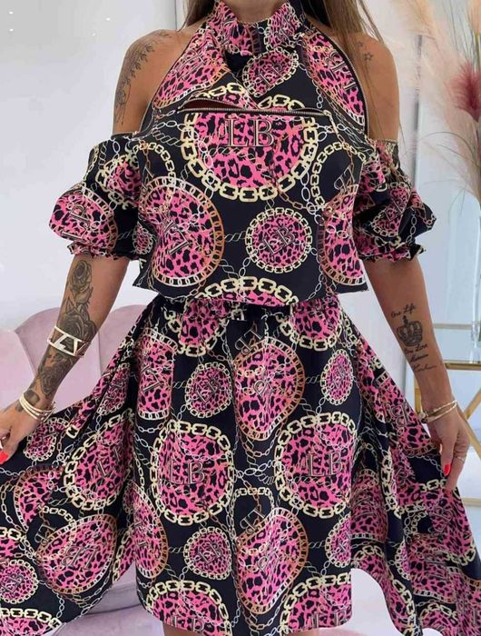 PRZEPIĘKNA SUKIENKA a'la hiszpanka polska kolekcja S M L XL