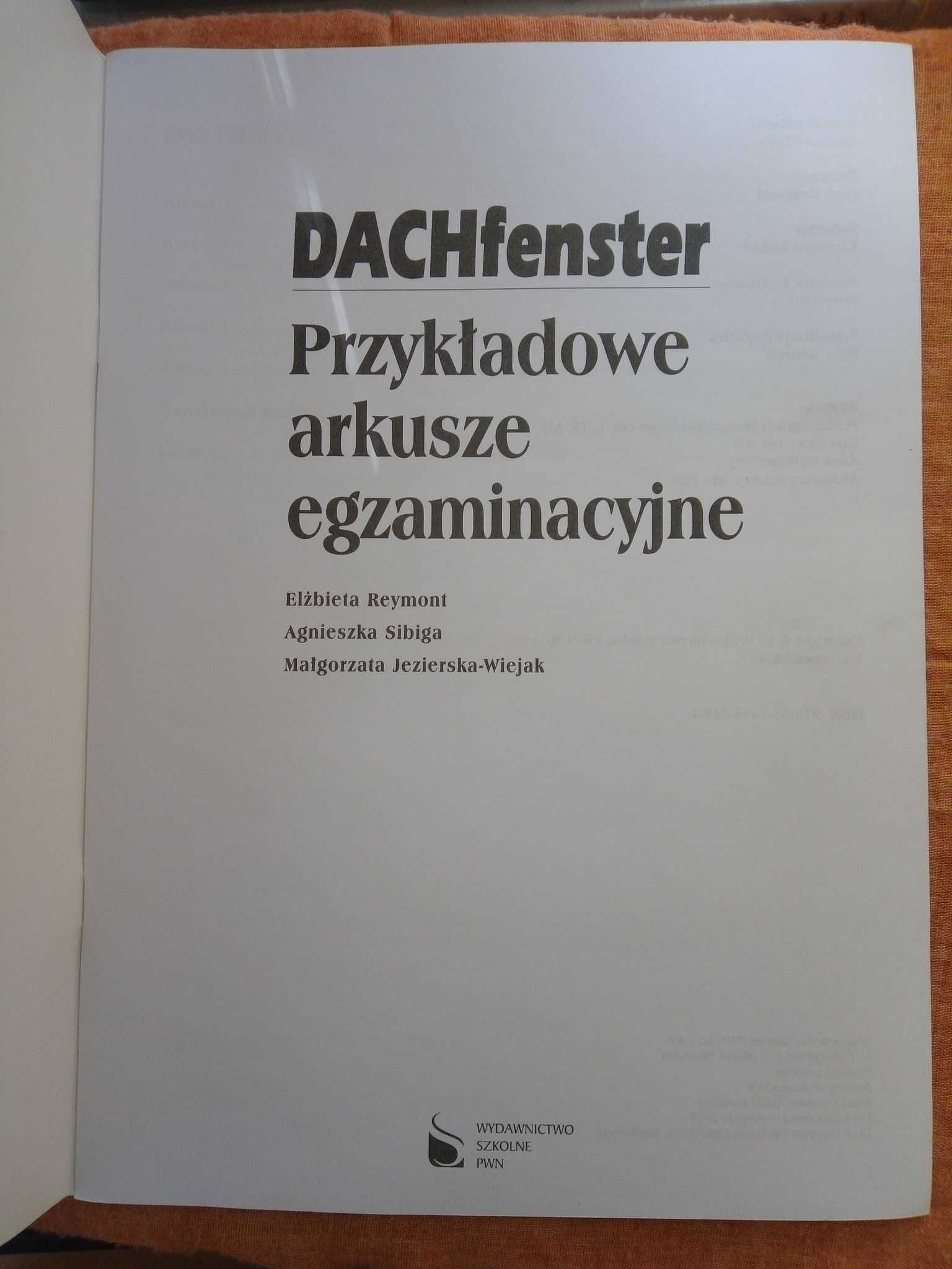 Dachfenster przykładowe arkusze egzaminacyjne język niemiecki (czyste)