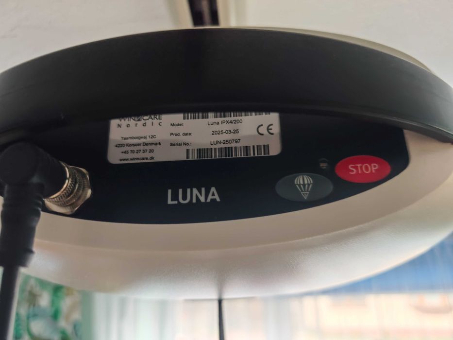 Podnośnik sufitowy dla niepełnosprawnych LUNA IPX4 (użyty parę razy)