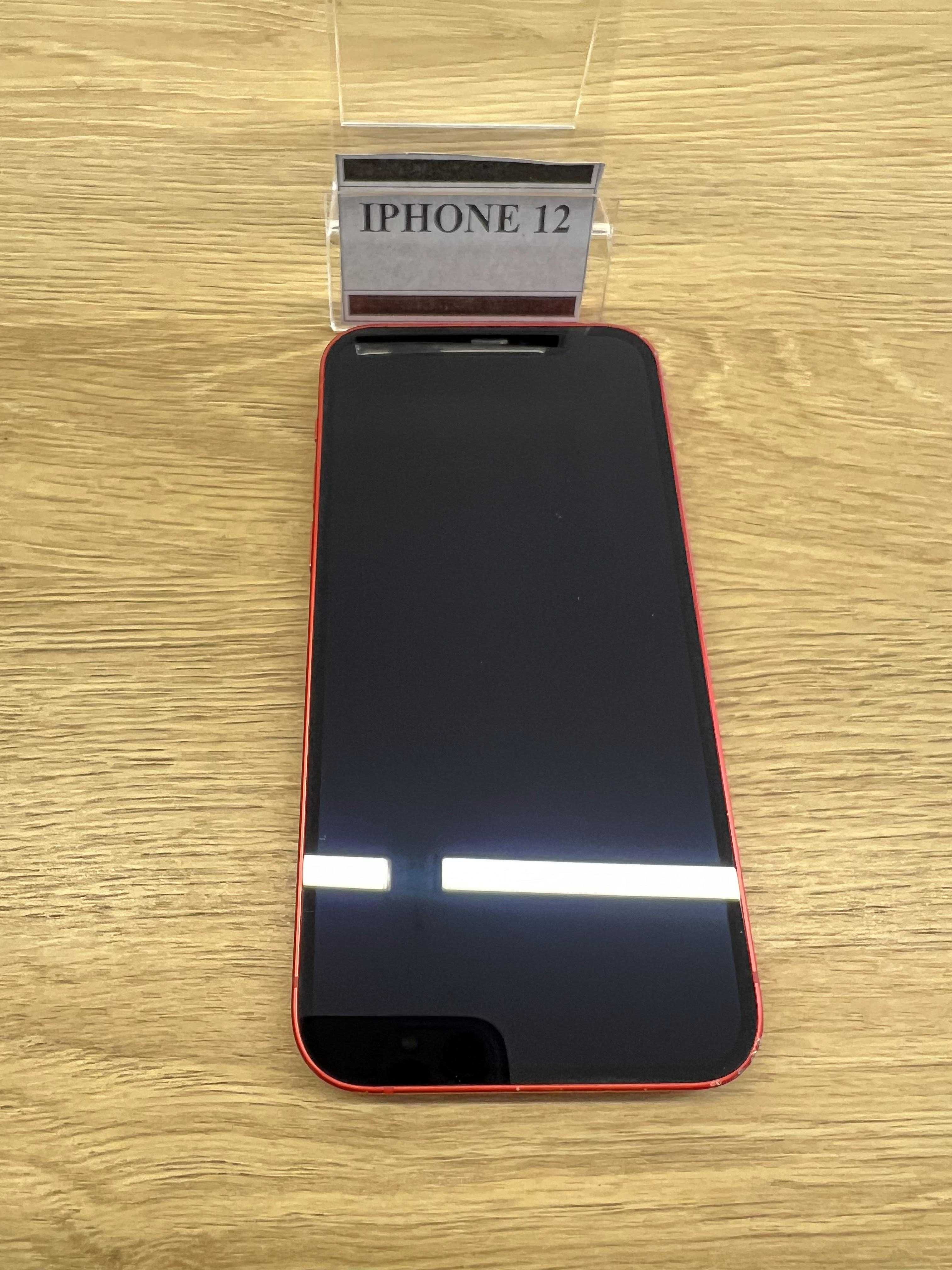 iPhone 12 64GB Czerwony, Bardzo Dobry Stan! 3msc Gwarancji!