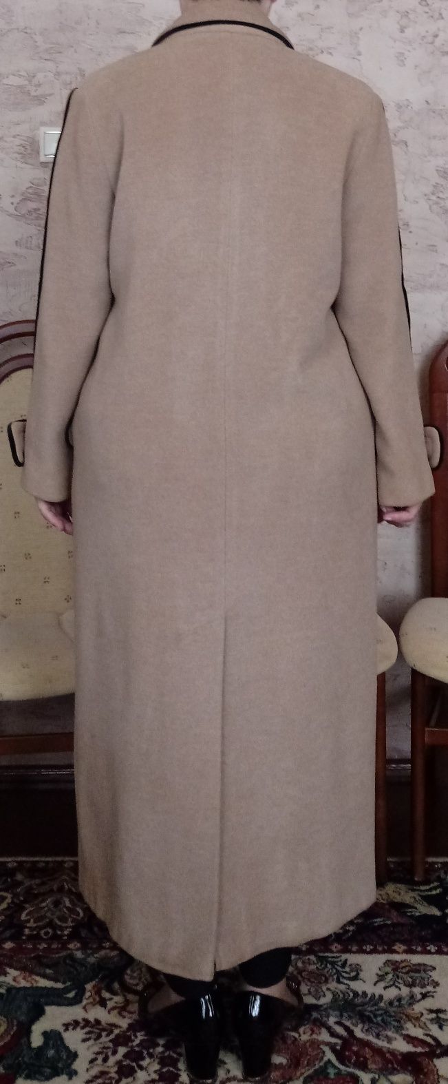 Elegancki wełniany płaszcz wiosna/jesień Telimena