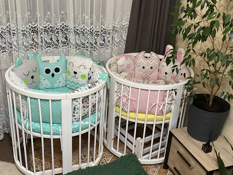 Мякі бортики в дитячі ліжечка