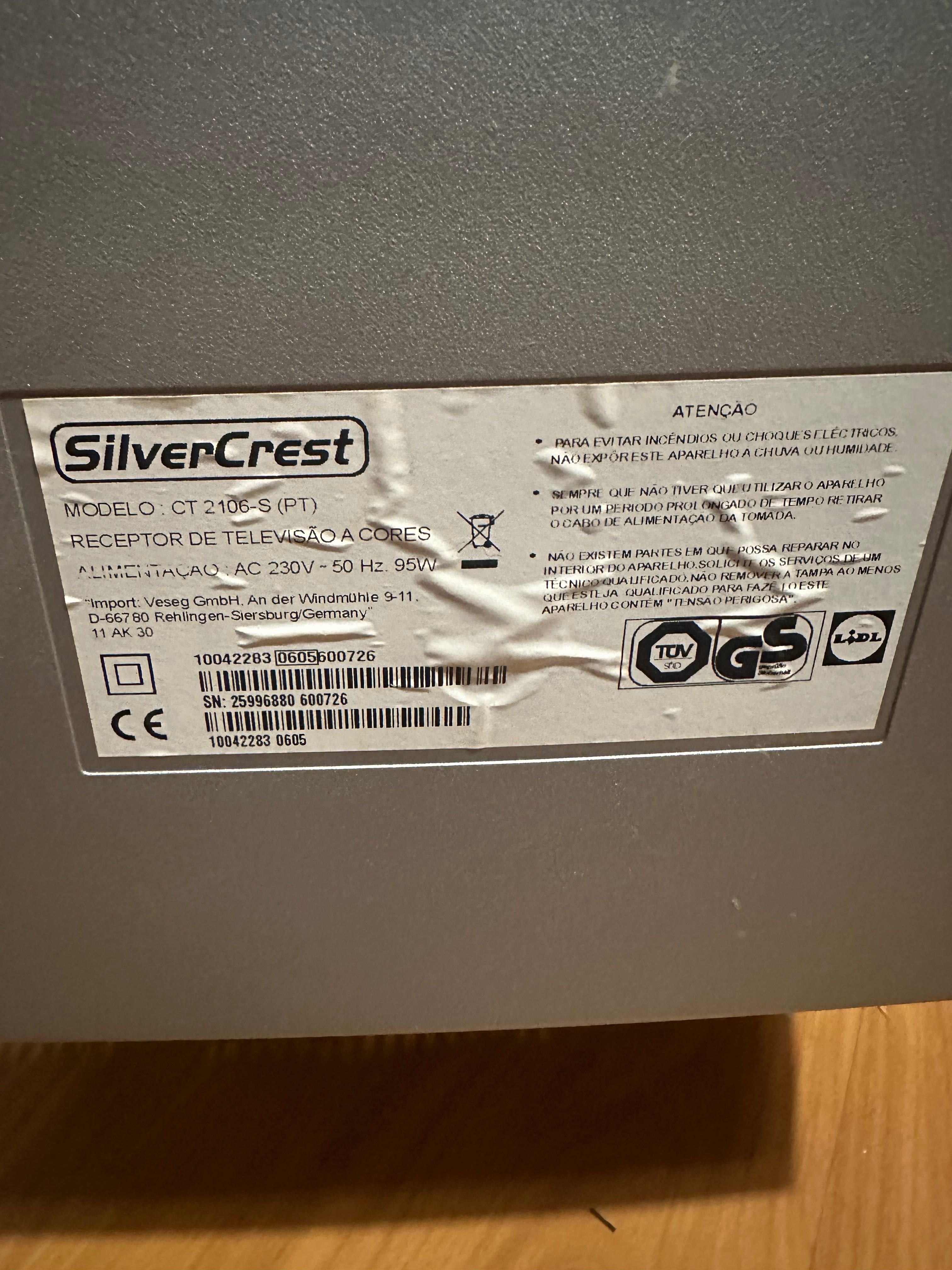 Tv SilverCrest ct 2106-s