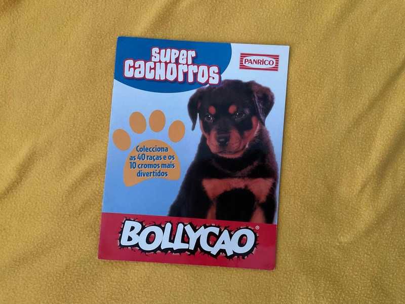 Caderneta Incompleta com cromos colados: Super Cachorros