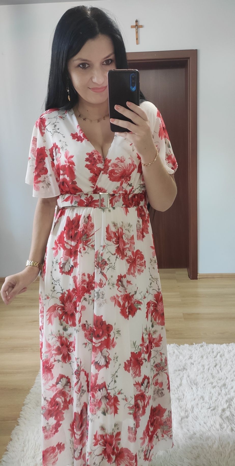 Sukienka długa maxi wesele impreza chrzciny