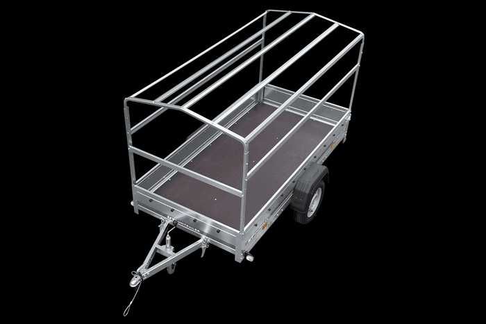 Przyczepka 264x125 UNITRAILER GARDEN 264 KIPP ze stelażem i pokrowcem