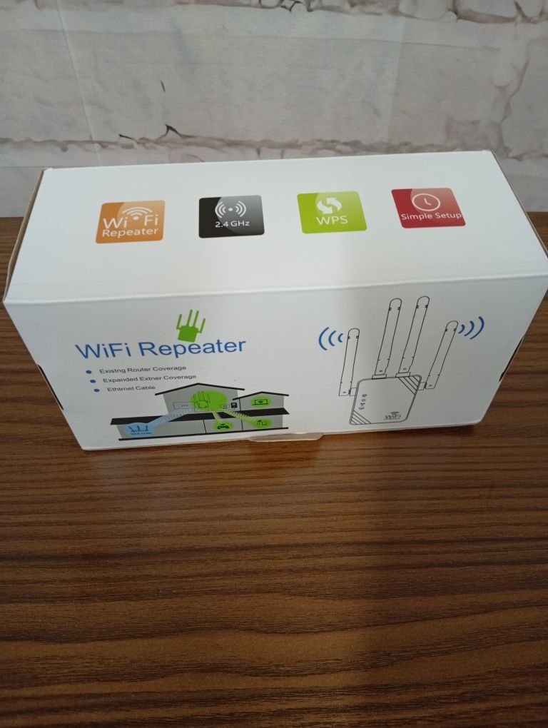 Bezprzewodowy wzmacniacz zasięgu repeater wifi router 300m