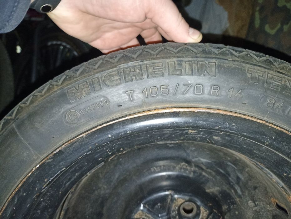 Докатка 105/70r14 (Джили СК,Авео,Ланос, Опель Астра)
Розболтовка 4/100