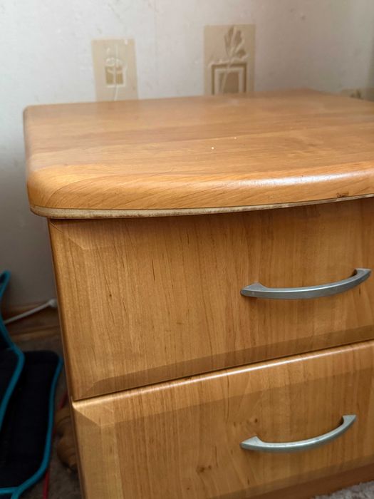 Меблі в спальню з МДФ ТМ Комекс  (Шафа, ліжко, трюмо і тумби 2шт)