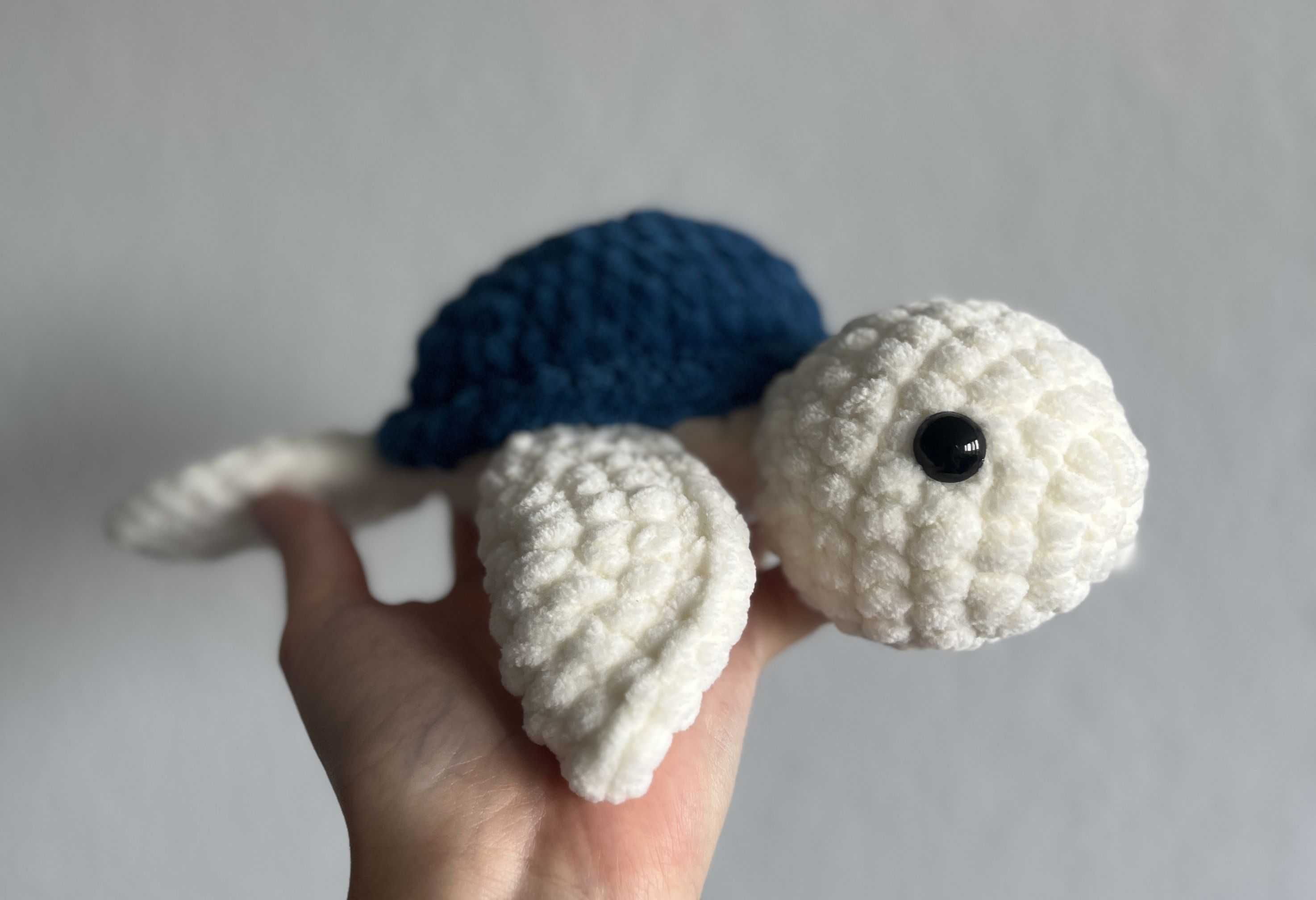 Żółwik na szydełku, handmade amigurumi