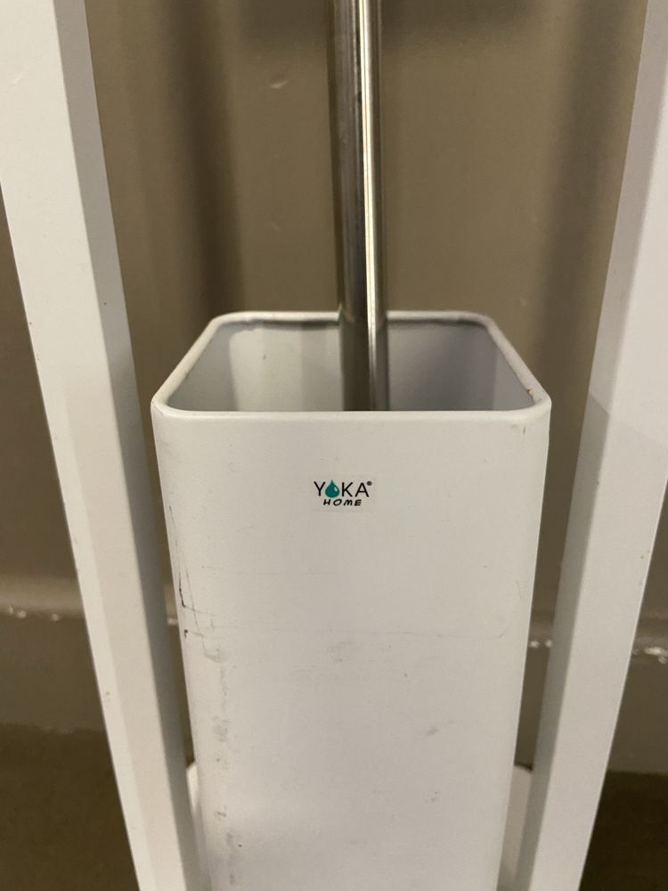 Stojak na papier toaletowy +szczotka do wc
