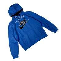Retro Nike hoodie bluza z kapturem z nadrukiem streetwear y2k (M)
