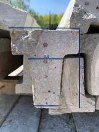 NADPROŻA betonowe zbrojone bardzo wytrzymałe