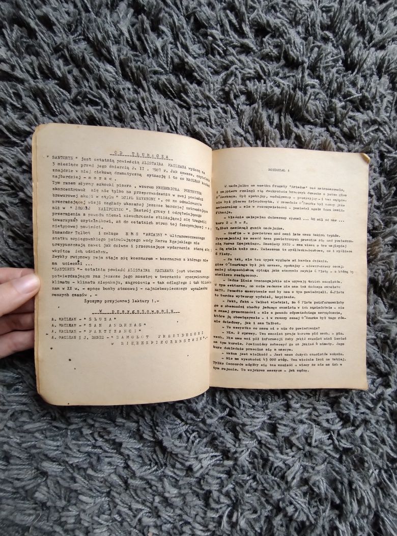 Alistair MacLean Santoryn thriller sensacyjny Klubowe,klubówka 1986