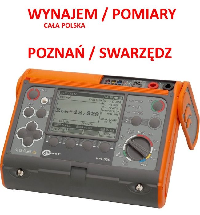 Wynajem SONEL MPI 525 Poznań