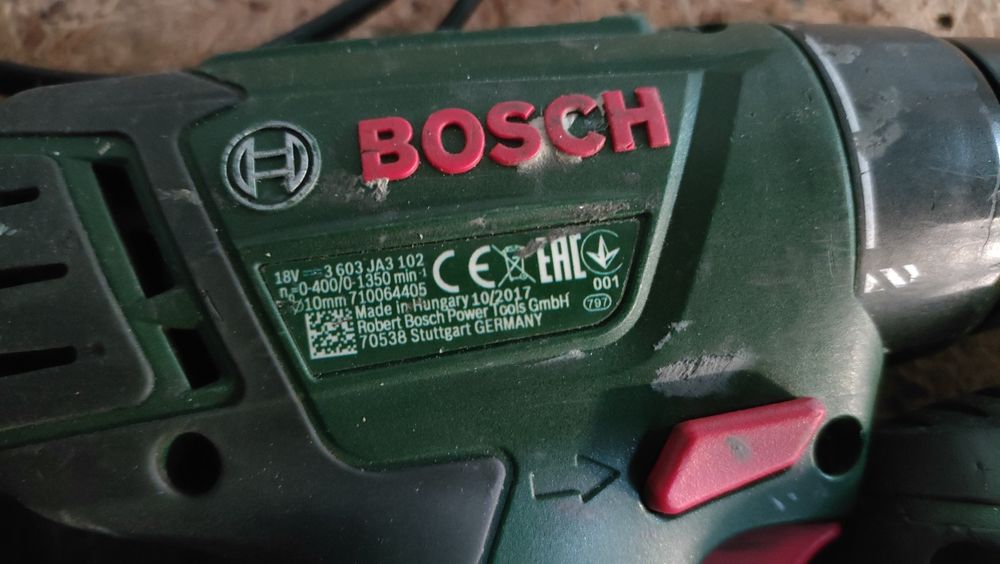 Dwie wkrętarki BOSCH PSR 1800 Li2 18V plus baterię i ładowarki