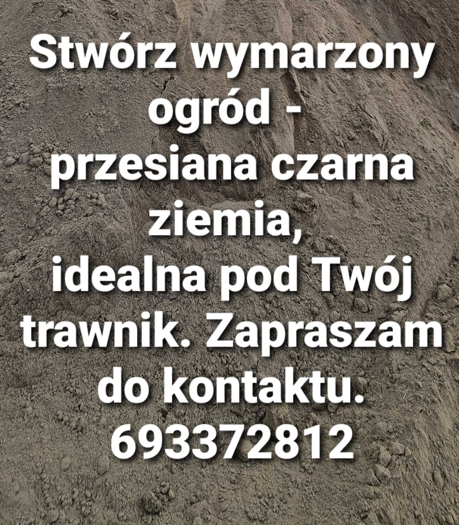 Żwir , czarna ziemia, humus