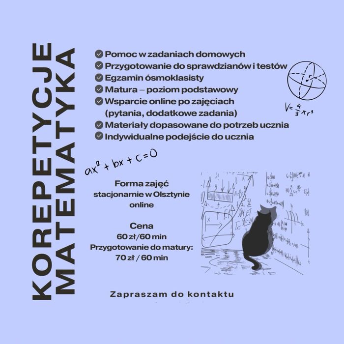 Korepetycje matematyka