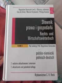 Słownik prawa i gospodarki polsko-niemiecki Tom I 1 Banaszak
