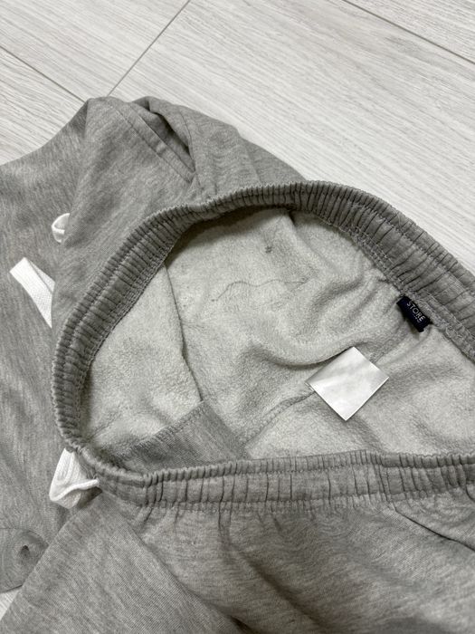 Широкі спортивні штани сірі з утяжками sweatpants baggy спортивки