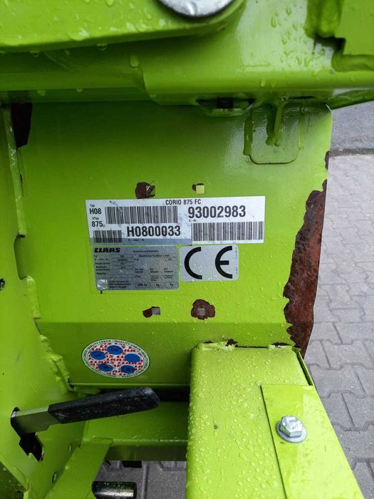 Cena 147 tyś PLN netto, Claas Corio 875 FC Conspeed