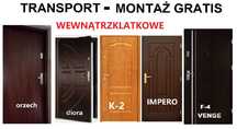 Drzwi z MONTAŻEM ,zewnętrzne ,WEJŚCIOWE do mieszkania-wewnątrzklatkowe