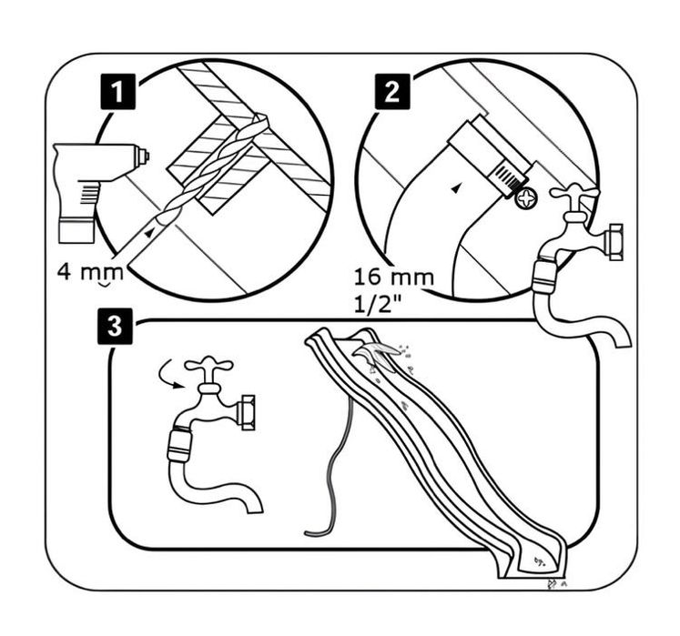 Escorrega XL, 150cm de altura