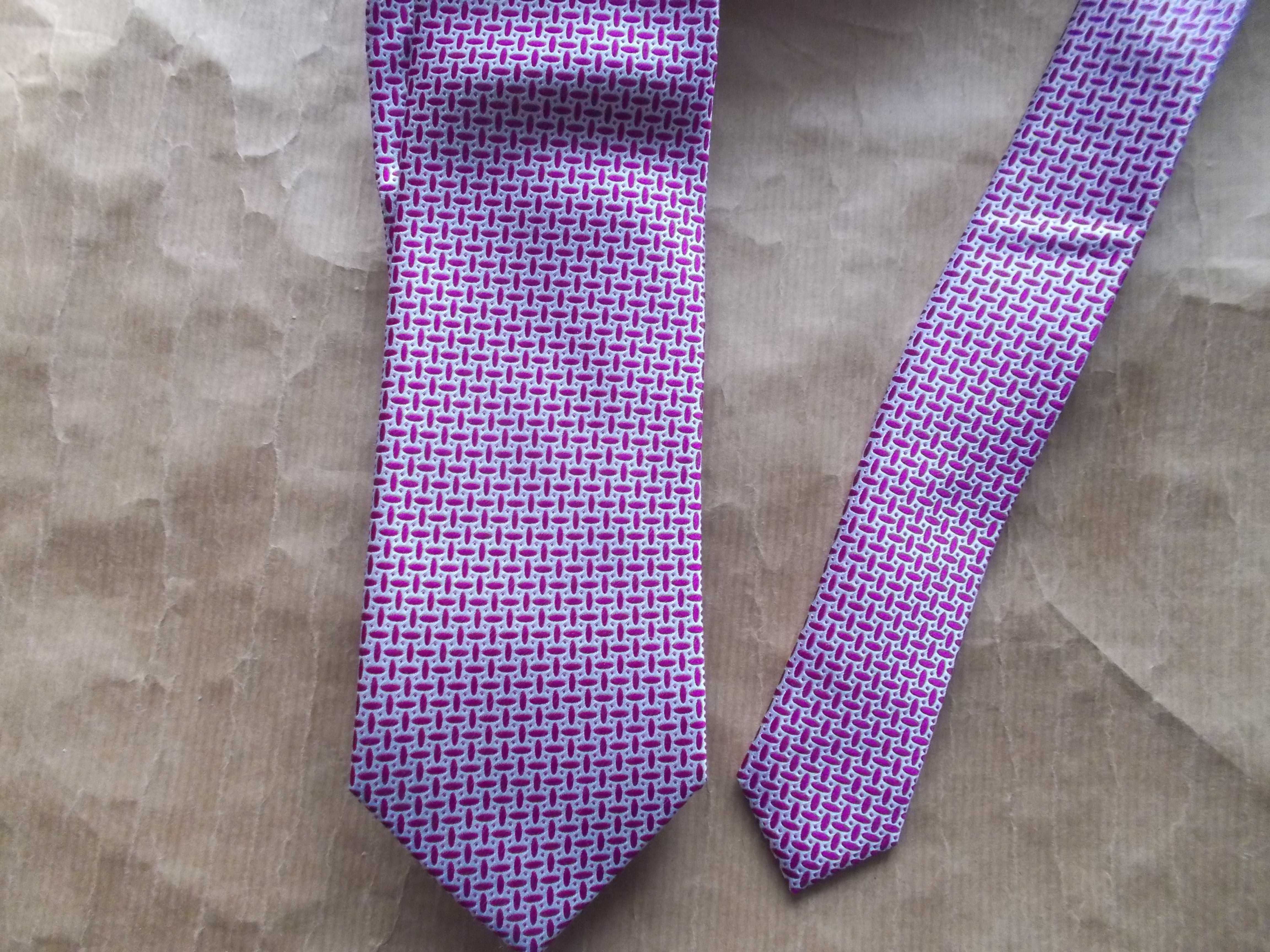 CHARLES TYRWHITT Premium Jedwab Nowy z Metką Krawat UK