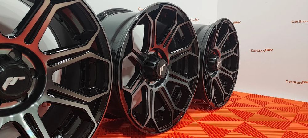 Jante Japan Racing JRX11 18x9 ET25 6x139.7 / 6x114.3 Black Machined w/