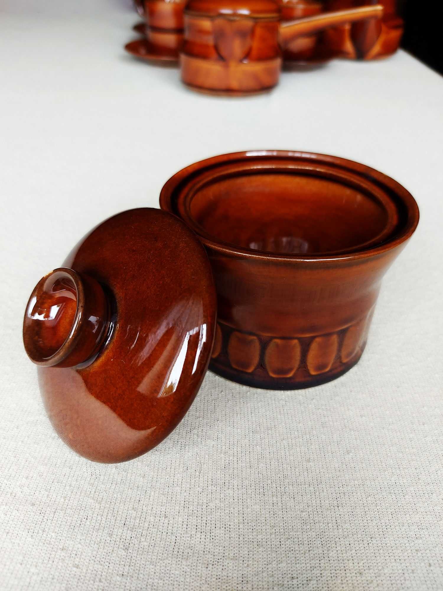 Kompletny serwis z porcelitu do kawy lub herbaty - Tułowice Stary PRL
