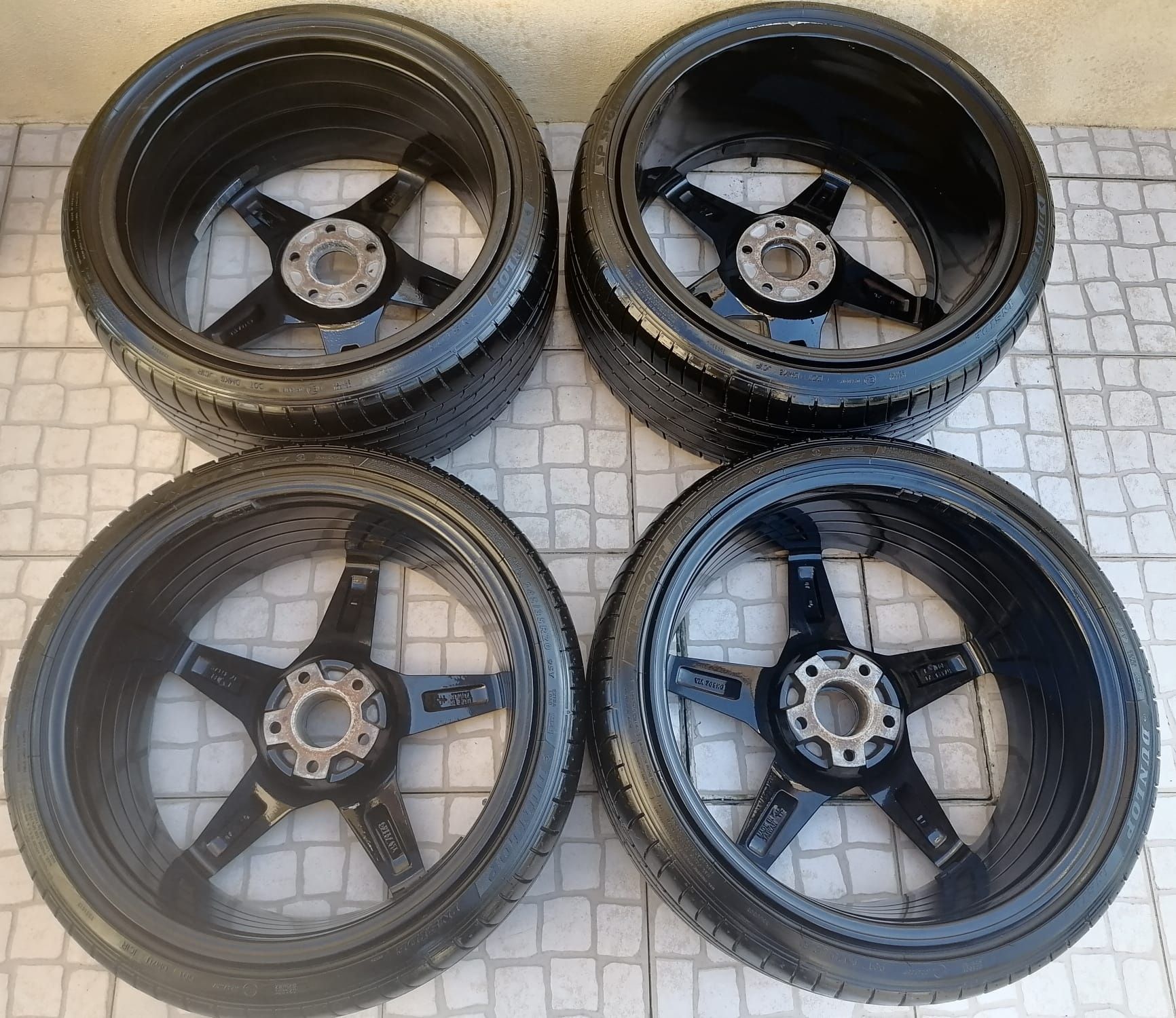 Jantes BMW 20' 5*120 com pneus Dunlop