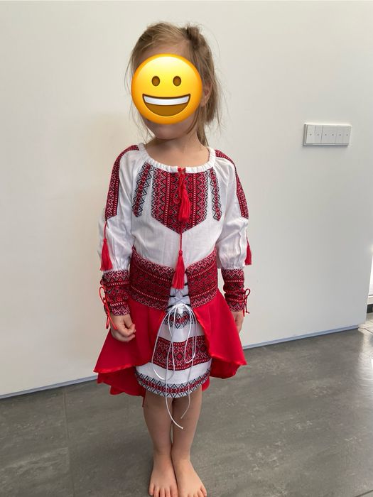 Костюм вишиванка для дівчинки 110