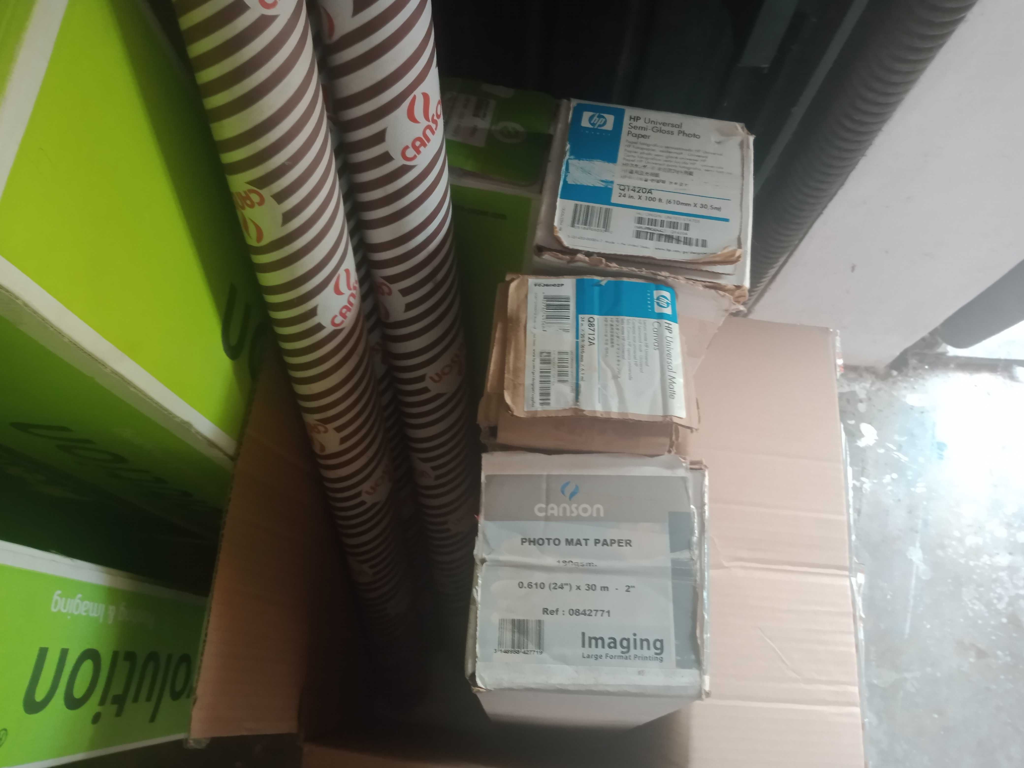 12 rolos de papel grandes formatos