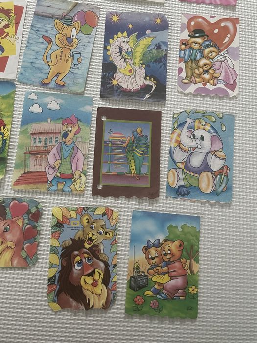 Kolekcjonerskie karteczki notesikowe lata 90 zestaw