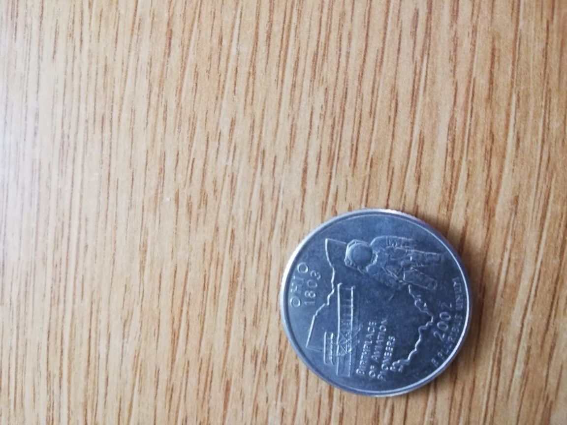 Moeda 1/4 dólar EUA 2002