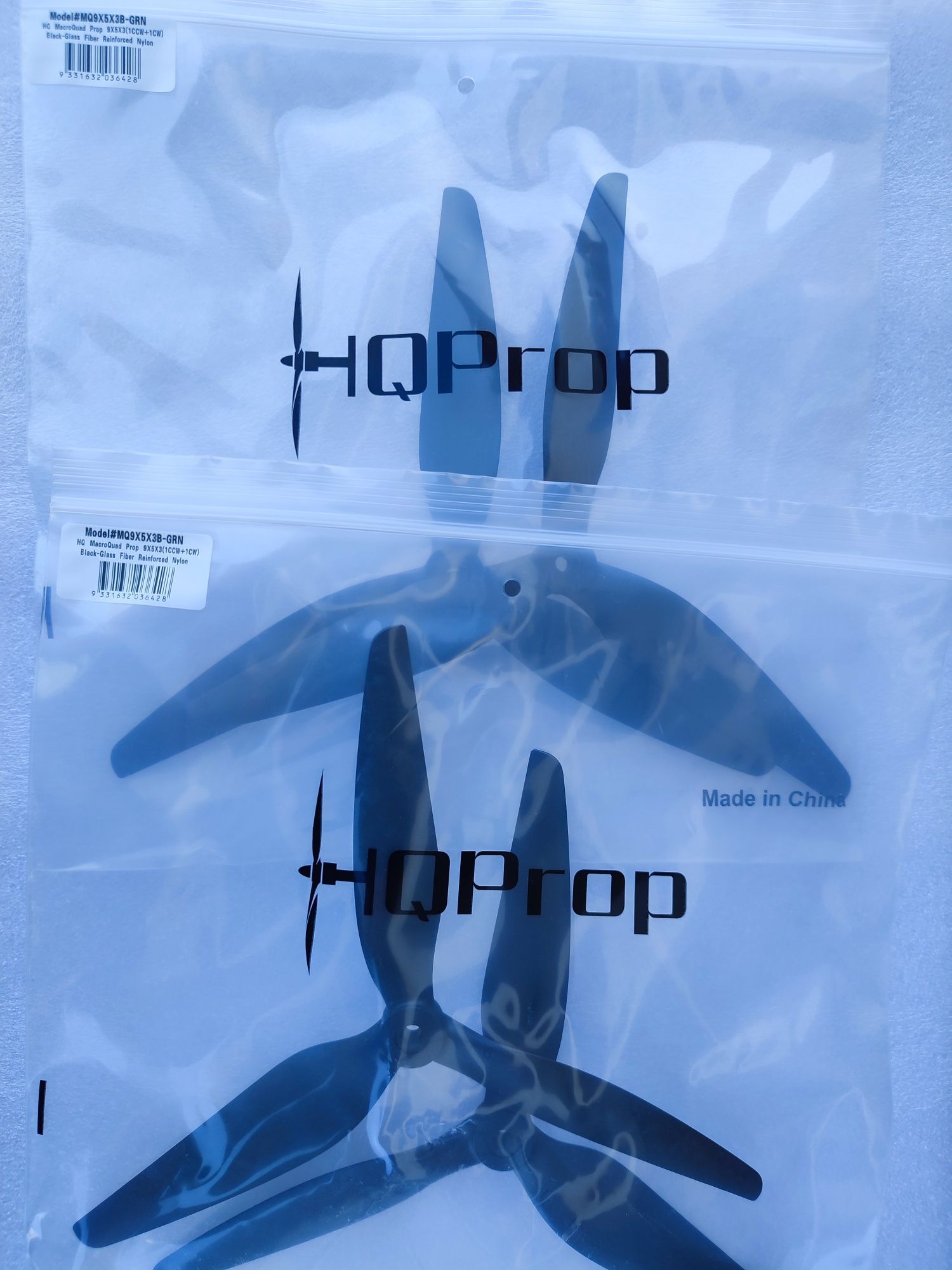 комплект пропелерів HQProp9X5X3 Black glass Fiber Nylon (2CW+2CCW)