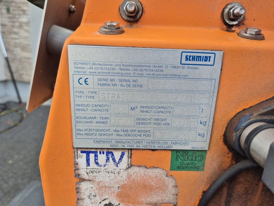 Piaskarka taśma Schmidt Stratos 0.8m3 Stal nierdzewna