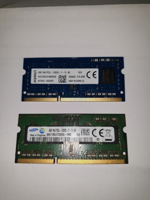 Pamięć Ram DDR3 8GB 2x4GB 1RX8 PC3L 12800S