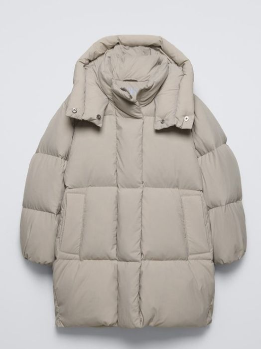 Новий пуховик Zara 6-7, 11-12, 13-14 світлий, 13-14 чорний.