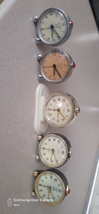 Будильник слава пионер мир дорожный 100% рабочие идеальное состояние