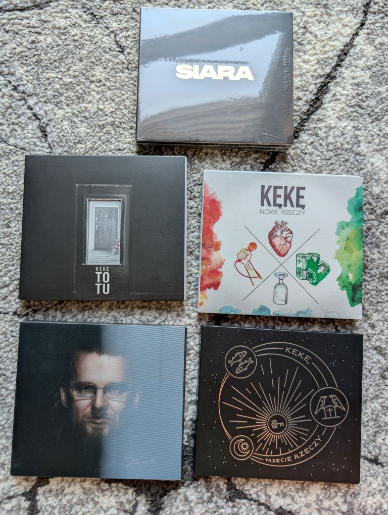 Zestaw płyt cd KĘKĘ polski rap nowe trzecie rzeczy to tu siara mr kękę