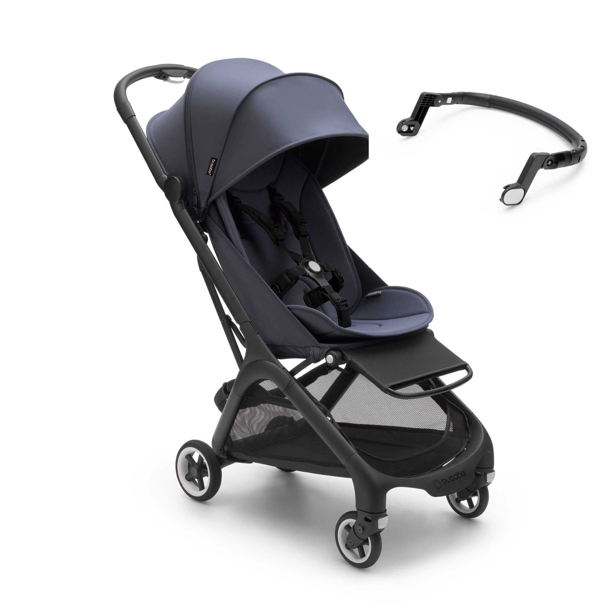 Bugaboo Butterfly Stormy Blue + pałąk, wózek podróżny, do samolotu