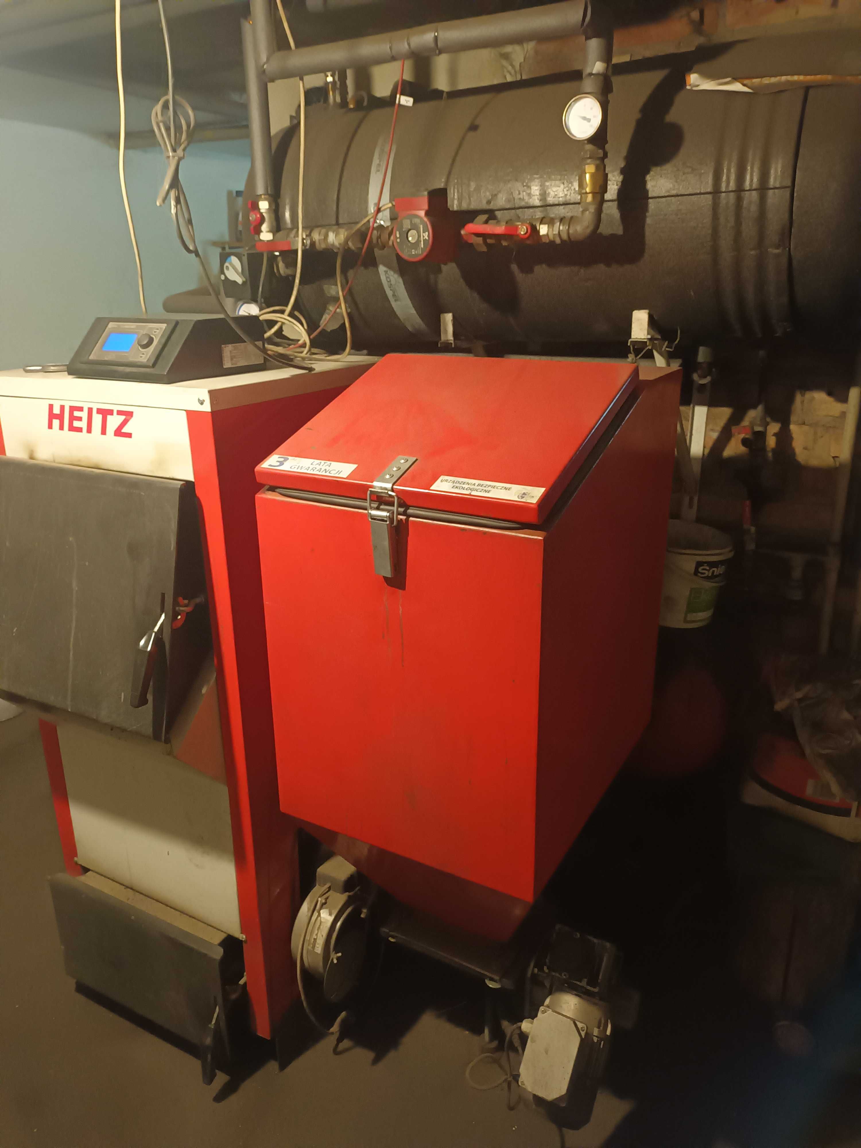 Piec HEITZ 16 KW z całym osprzętem